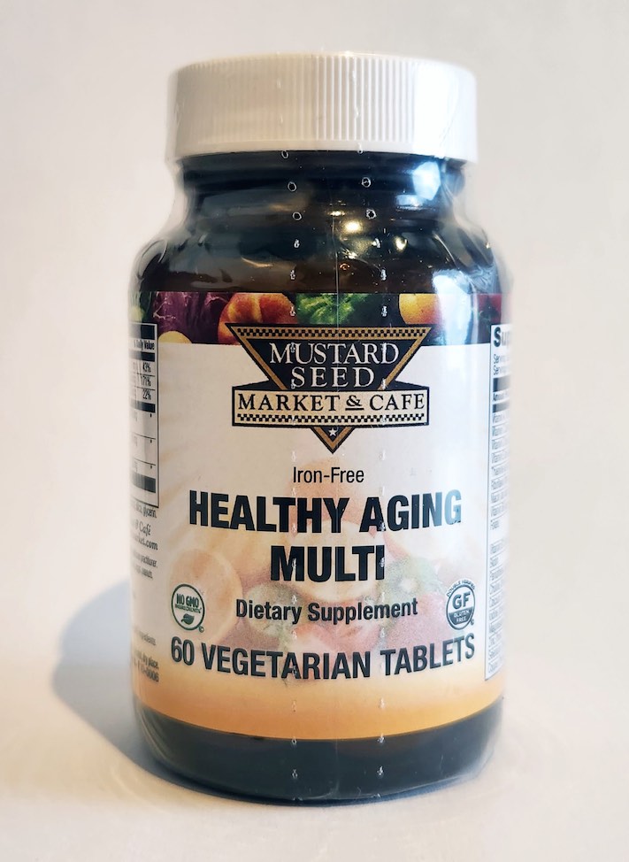 Mustard Seed Market - Healthy Aging Multi Iron Free Veg Tabs - 60 Tabs