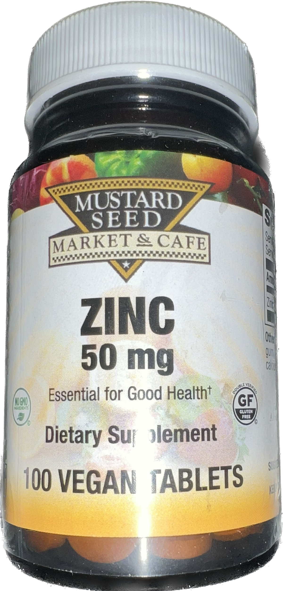 Mustard Seed Market - Zinc 50mg - 100tabs