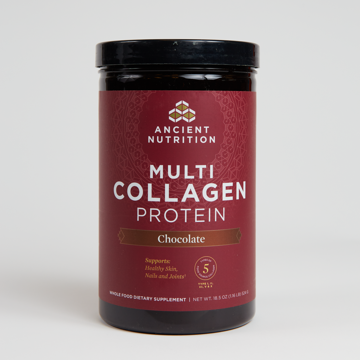 Ancient Nutrition Multi Collagen Protein- Chocolate - 472 g