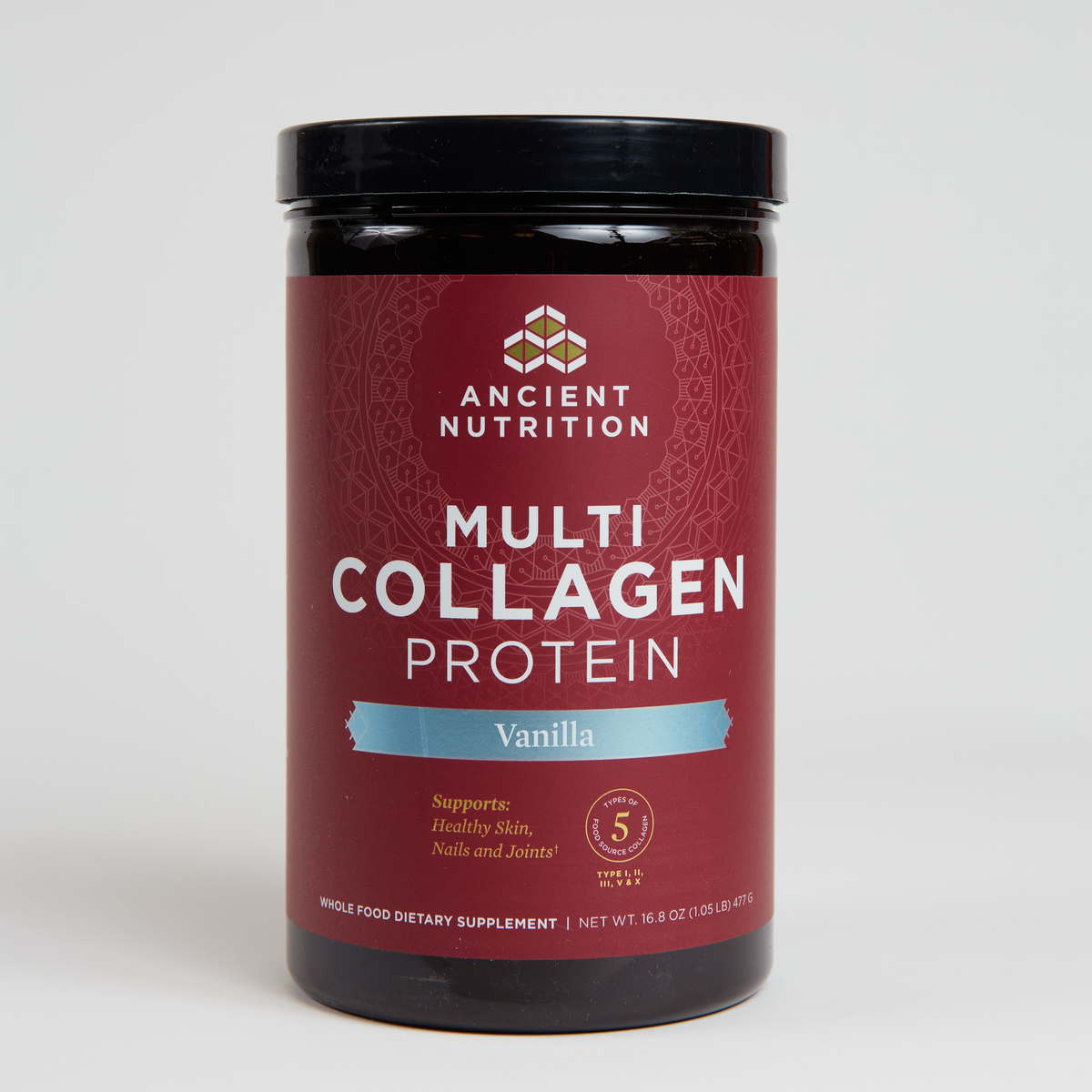 Ancient Nutrition Multi Collagen Protein- Vanilla - 475 g