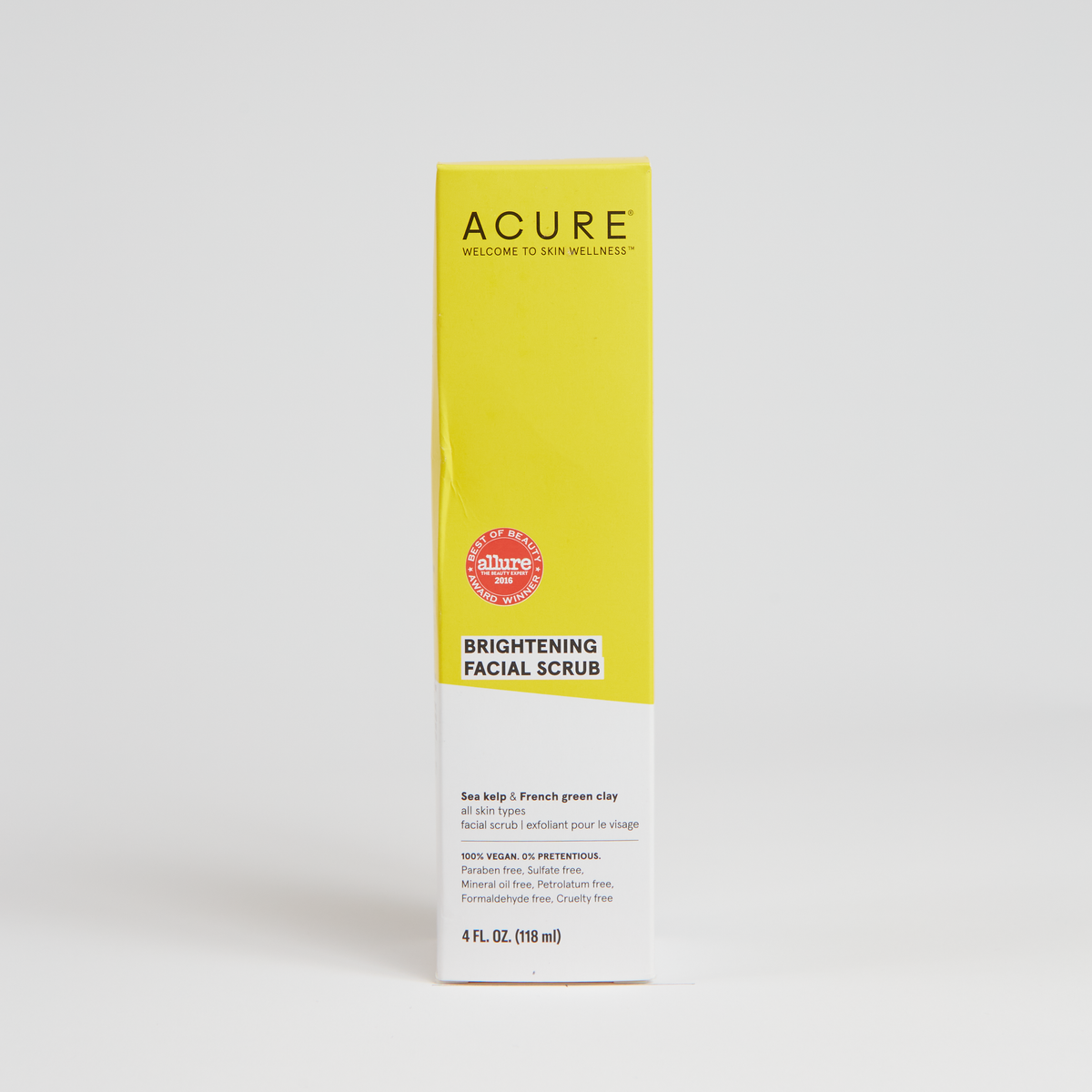 Acure Facial Scrub - Brightening - 4 Oz