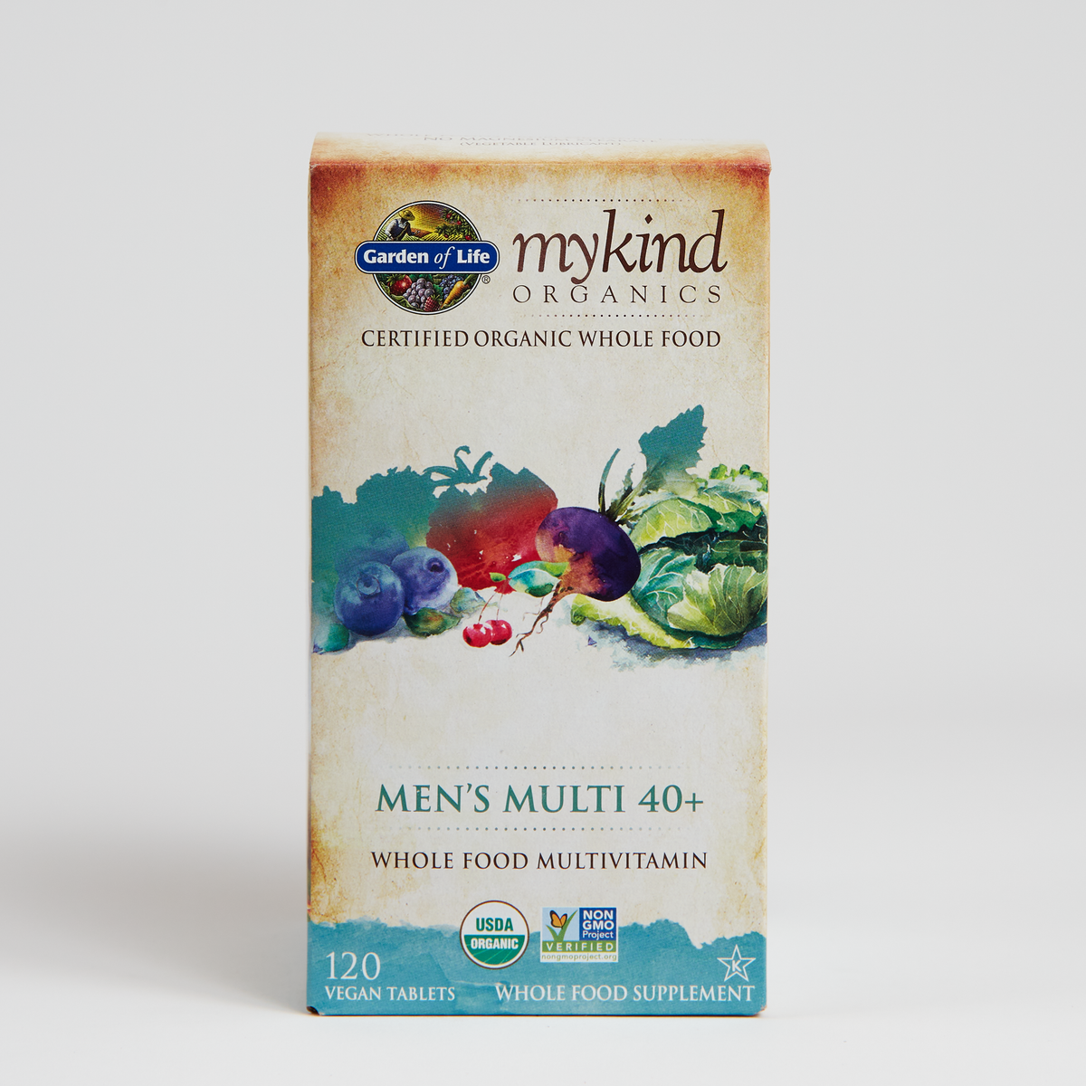 Garden Of Life MyKind Men&#39;s 40+ Multi Vitamin - 120 Count