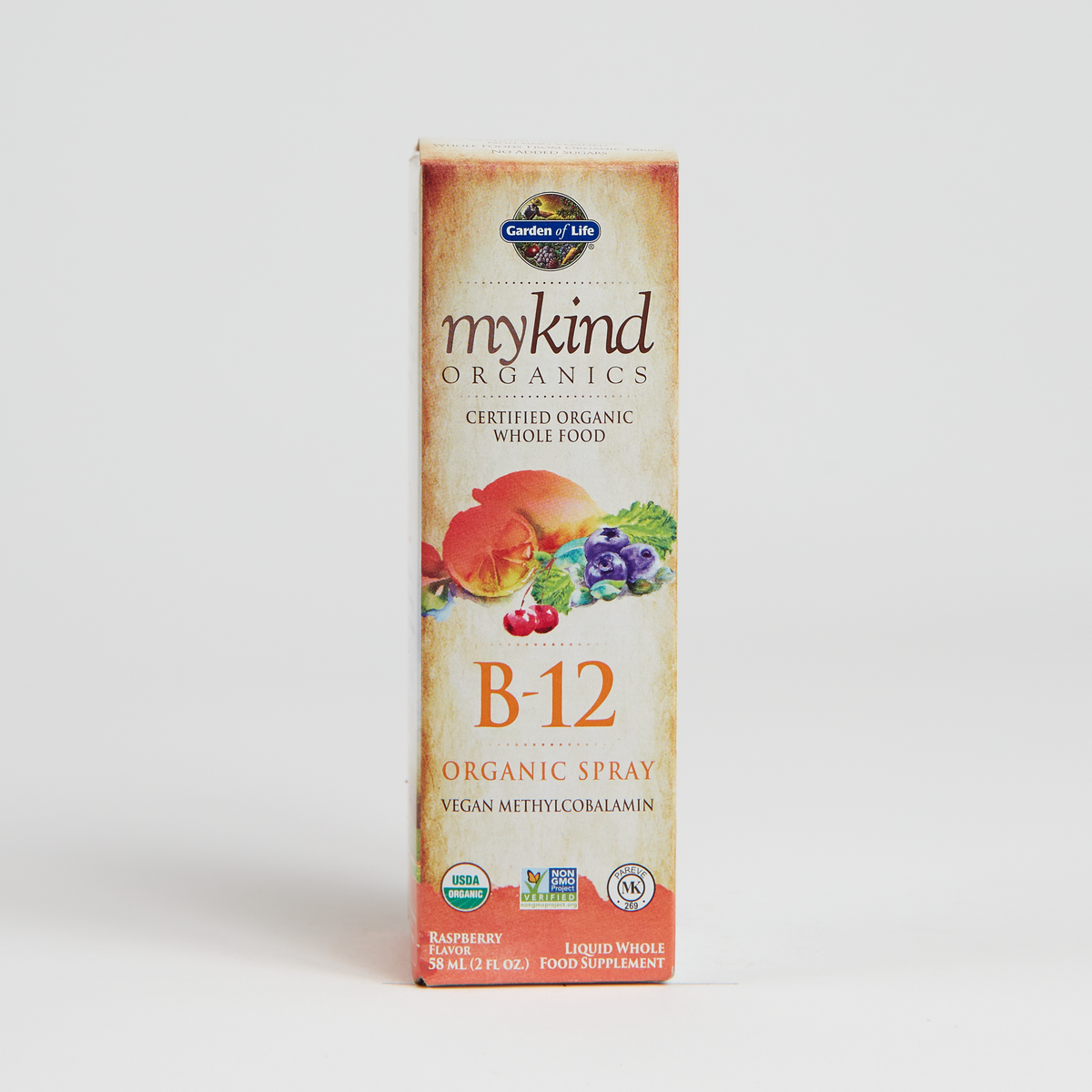 Garden Of Life MyKind Organic B12 Spray - Raspberry