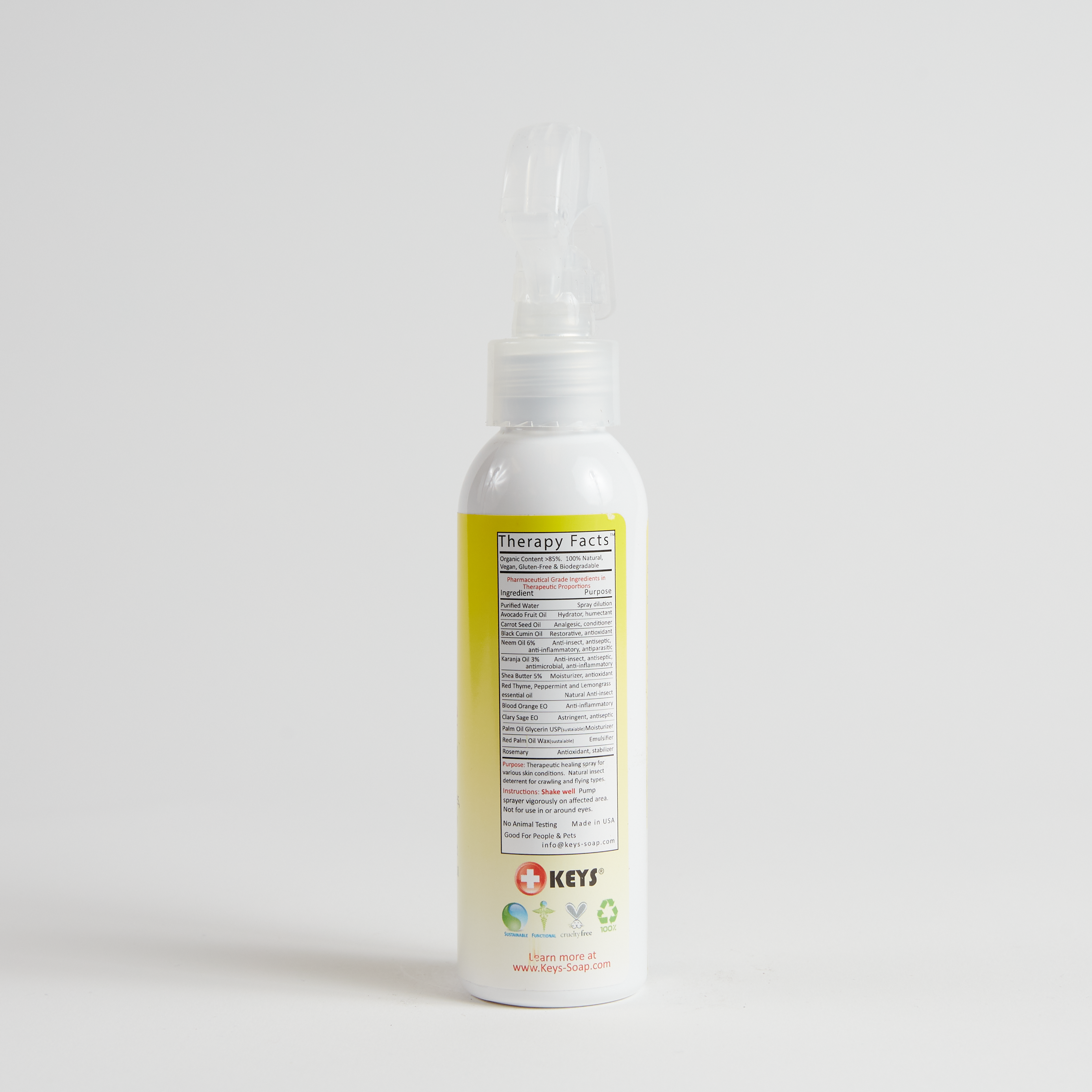 Keys Island Redicare Heal Spray 4 Oz Mustard Seed Wellness