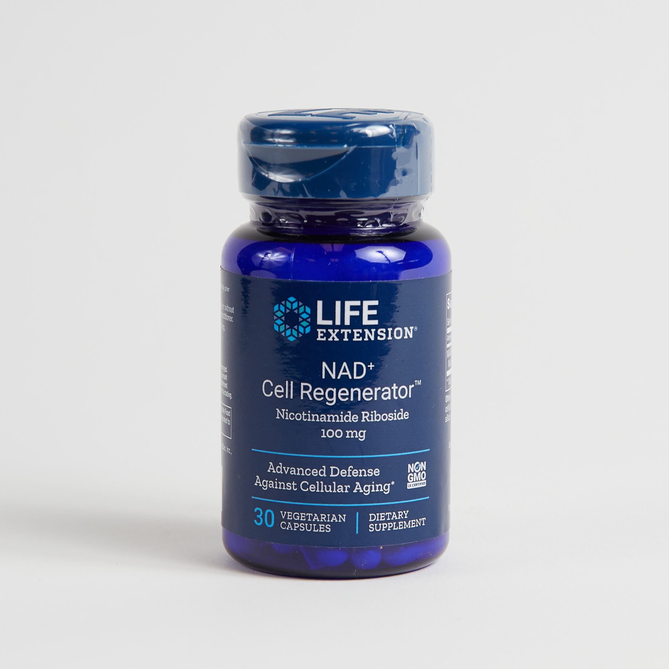 Life Extension NAD + Cell Regenerator 100 mg - 30 Count - Mustard