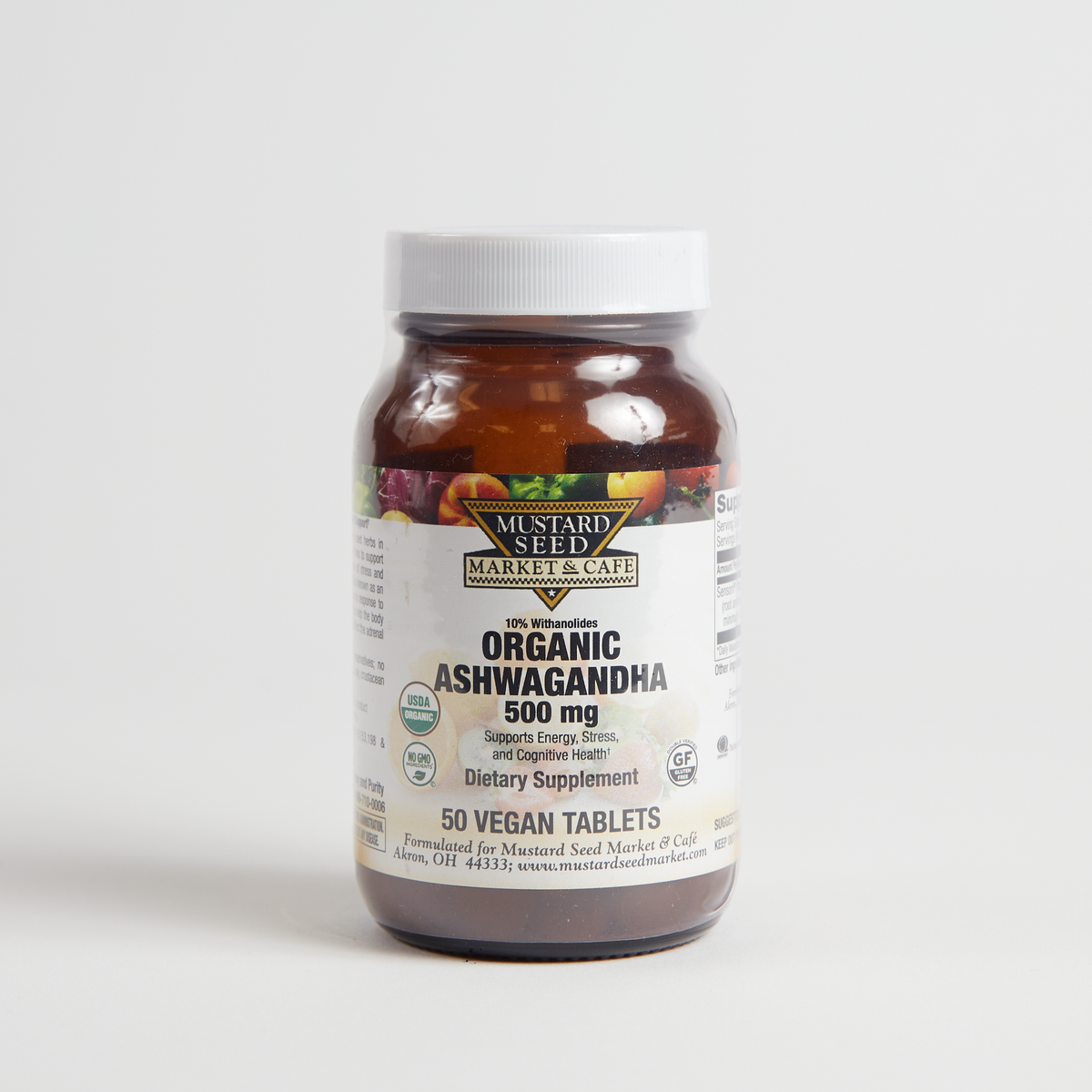 Mustard Seed Market Organic Ashwagandha - 500 mg - 50 Count
