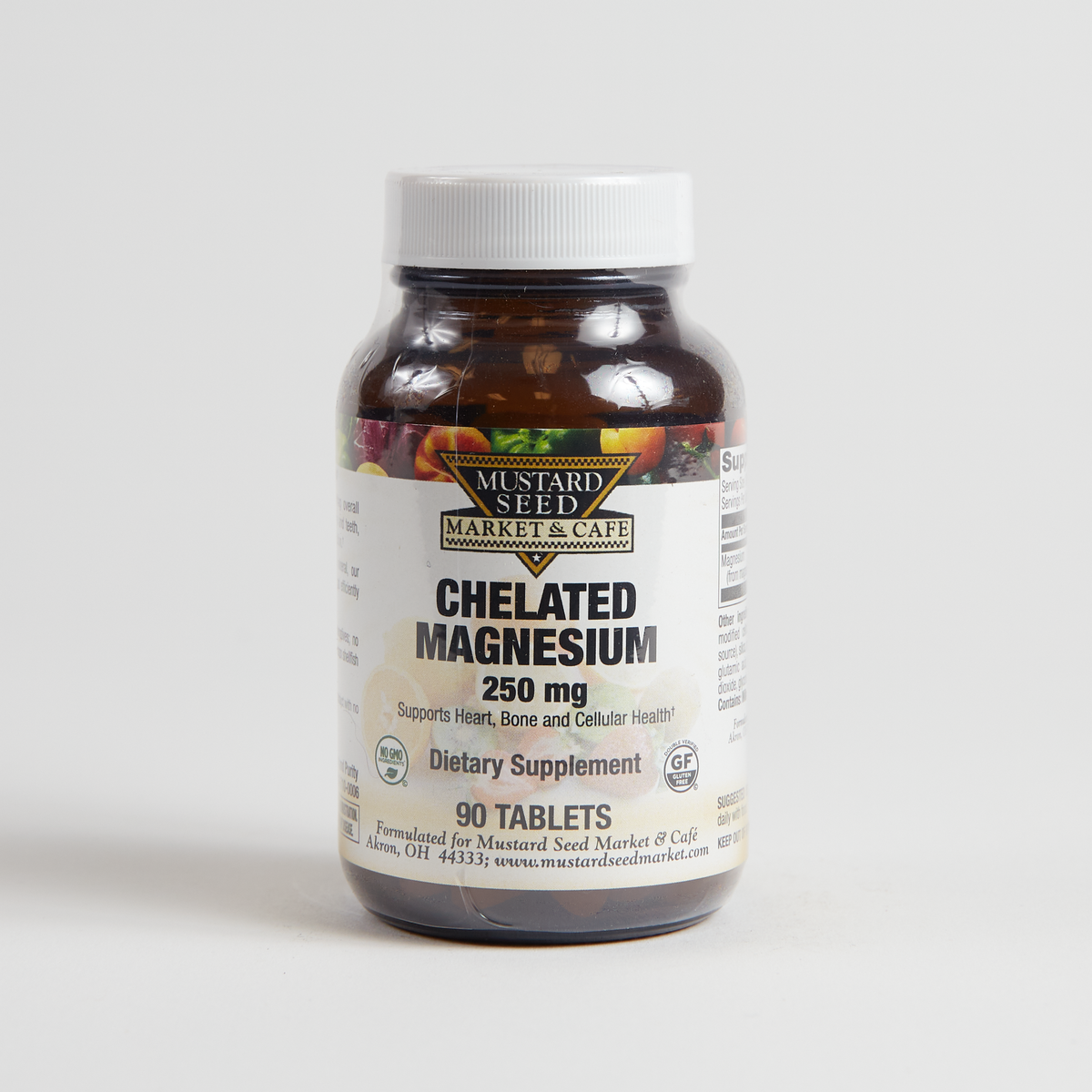 Mustard Seed Market Chelated Magnesium - 250 mg 90 Count