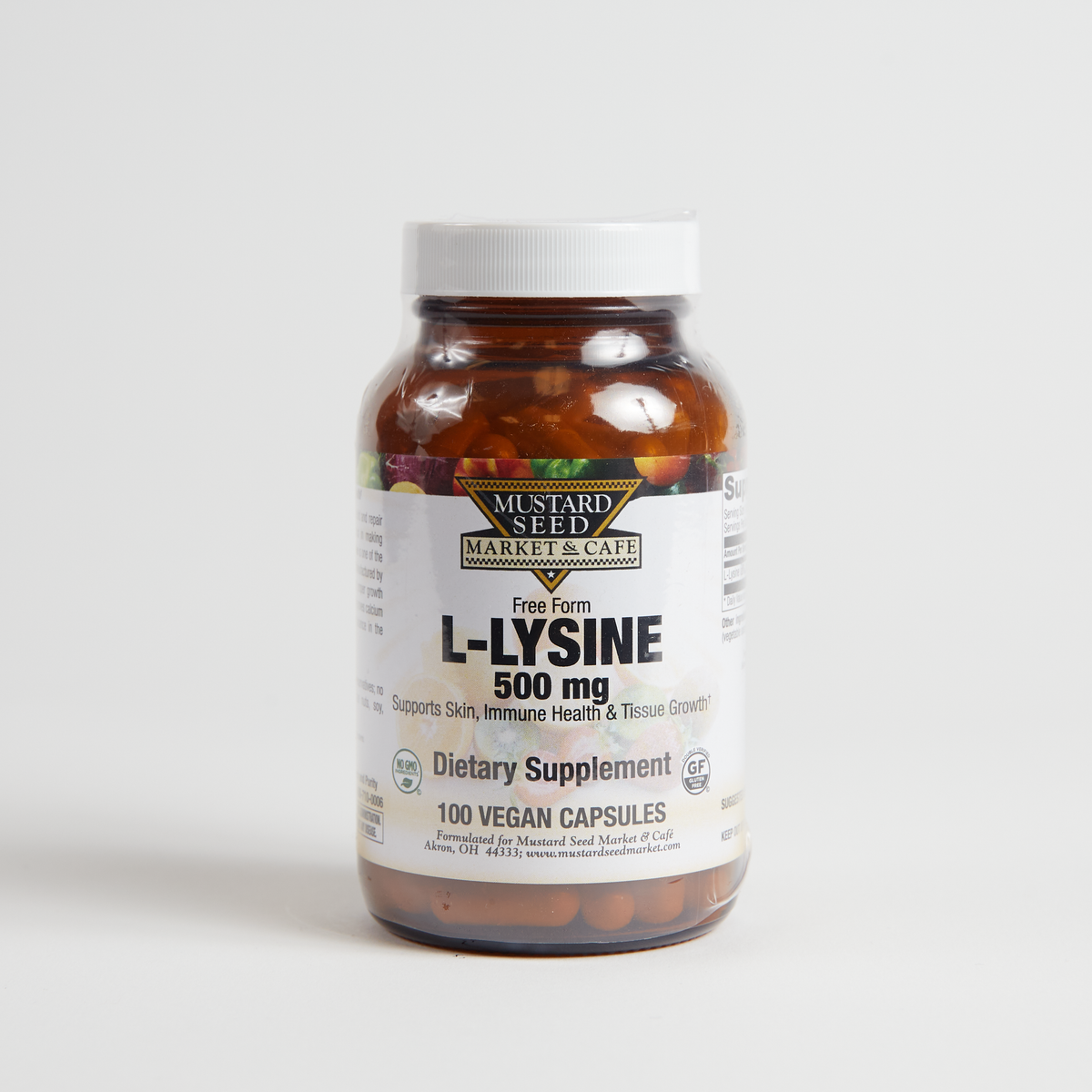 Mustard Seed Market L-Lysine 500 mg - 100 Count