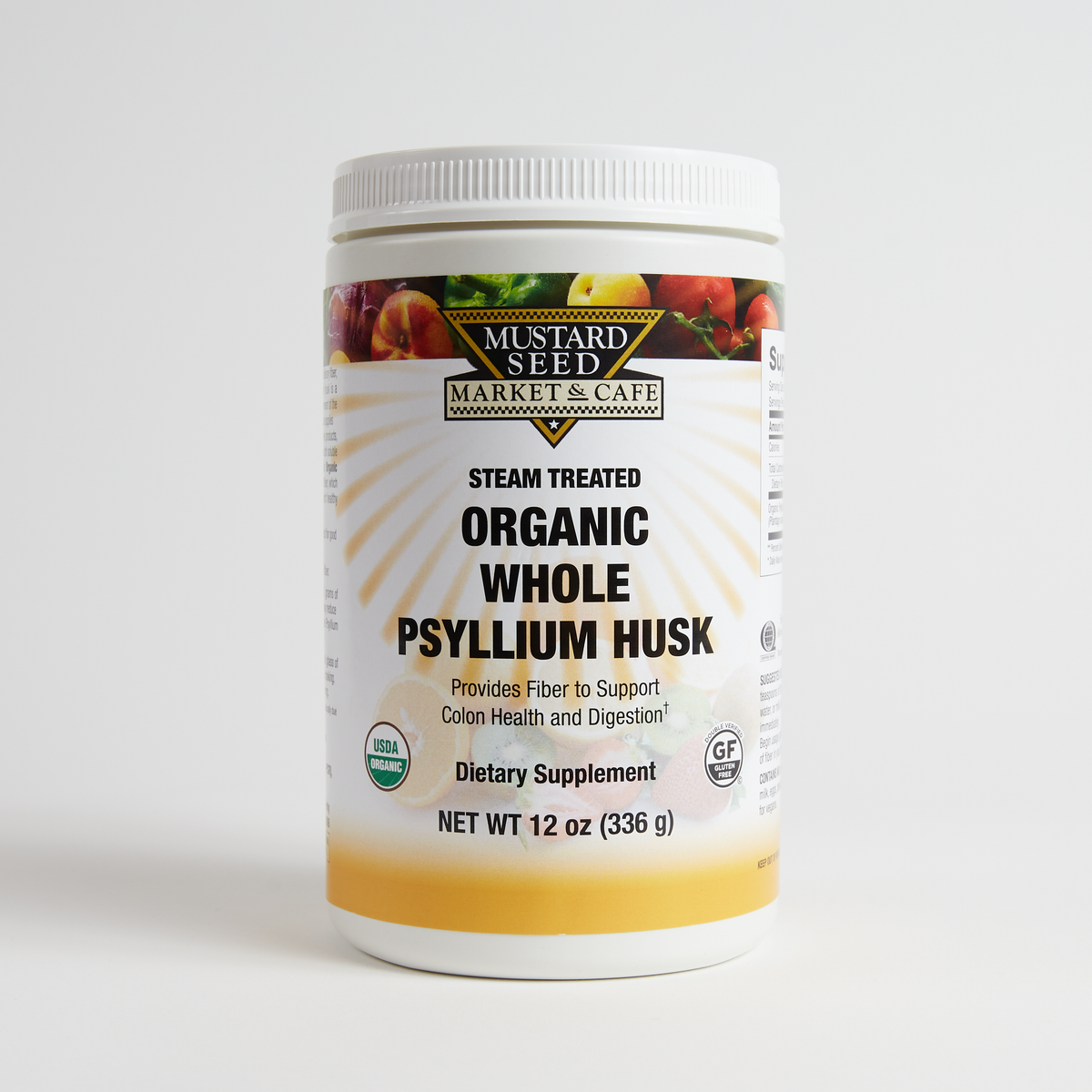 Mustard Seed Market Organic Whole Psyllium Husk - 12 Oz