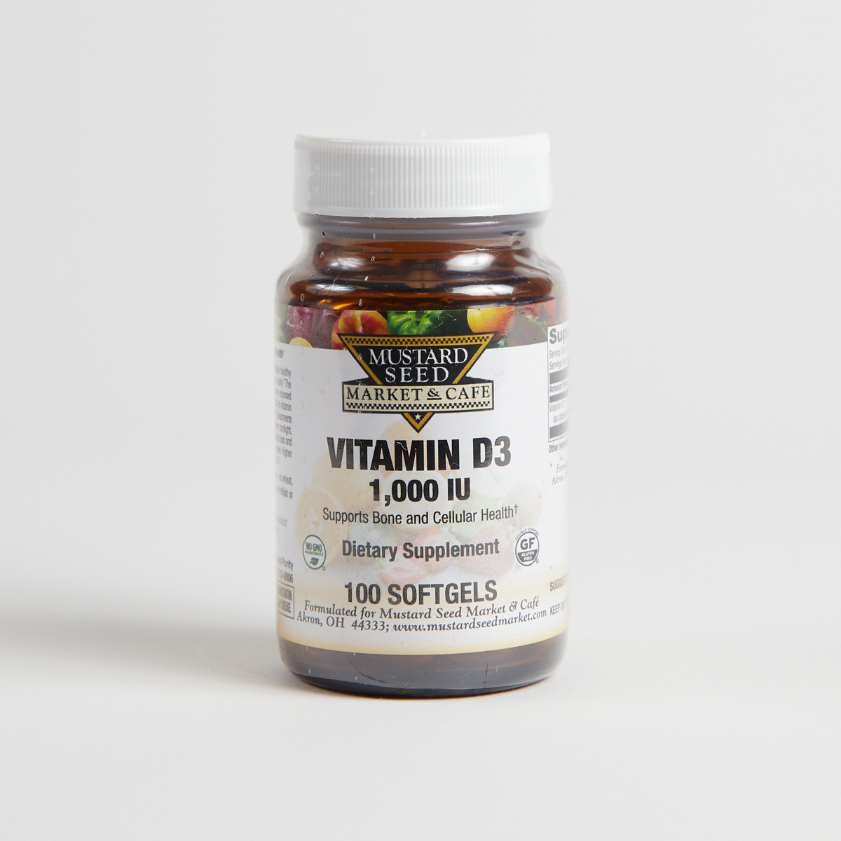 Mustard Seed Market Vitamin D3 1000 IU - 100 Count