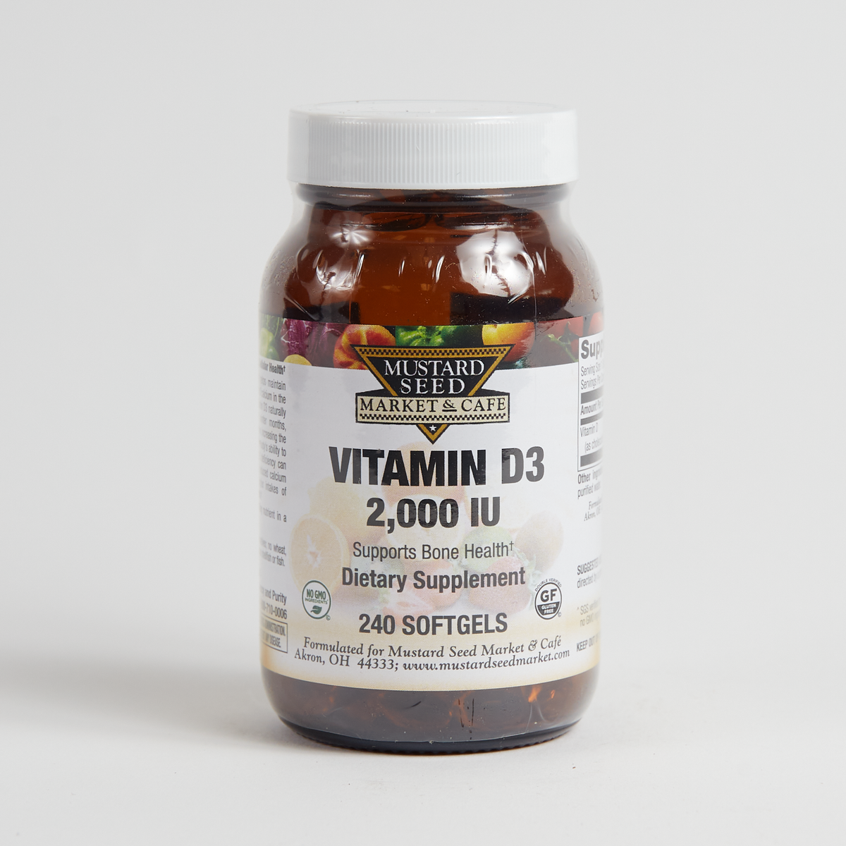 Mustard Seed Market Vitamin D3 - 2000 IU - 240 Count