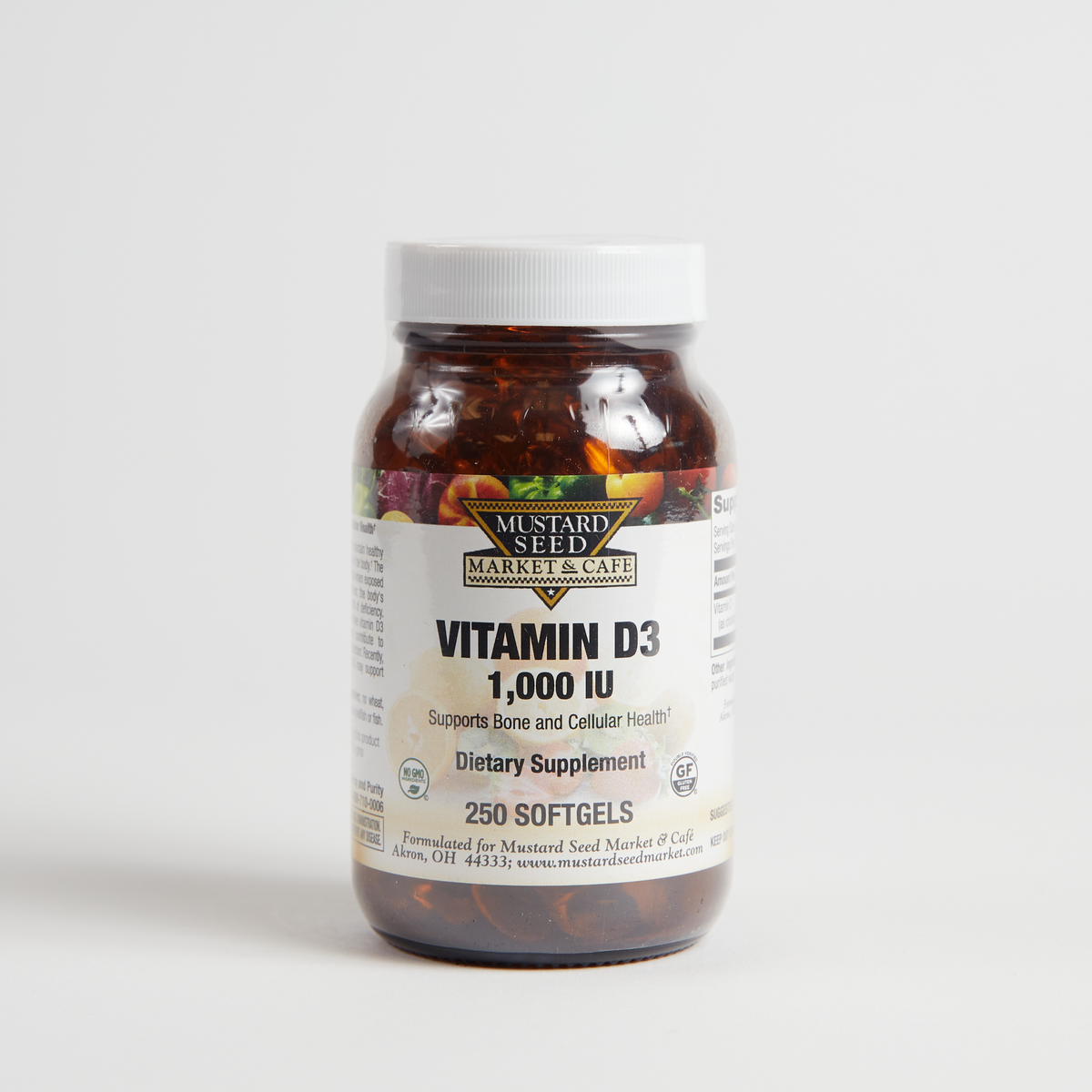 Mustard Seed Market Vitamin D3 - 1000 IU - 250 Count